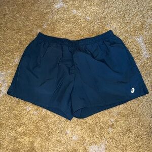 Asics Blue and Black Sports Shorts